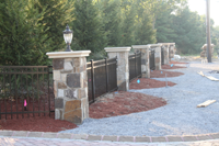 natural stone columns
